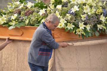 Procesión religiosa por el Valle de Jinámar-Telde (Foto F.J. Santana)